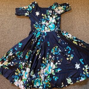 Retro flower dress